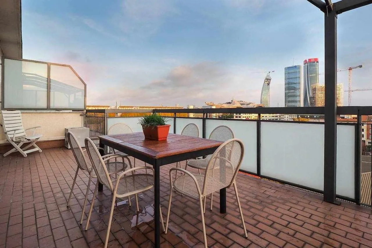 Uca14 Luxury Large 3Brs Private Terrace Citylife Milán Itálie